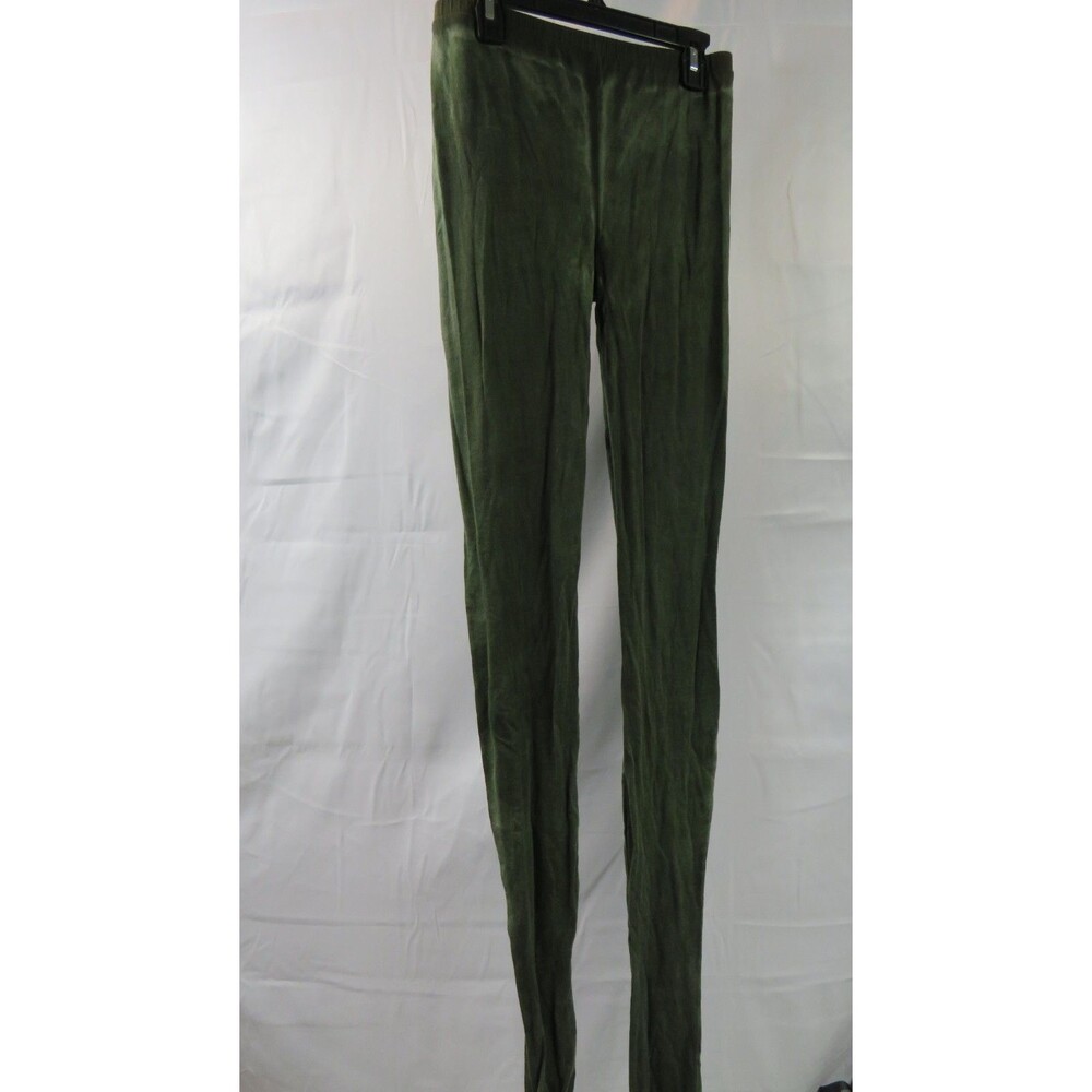 Free People Leggings Movement Stirrup High Rise Ruched Scrunch Dark Green XSmall